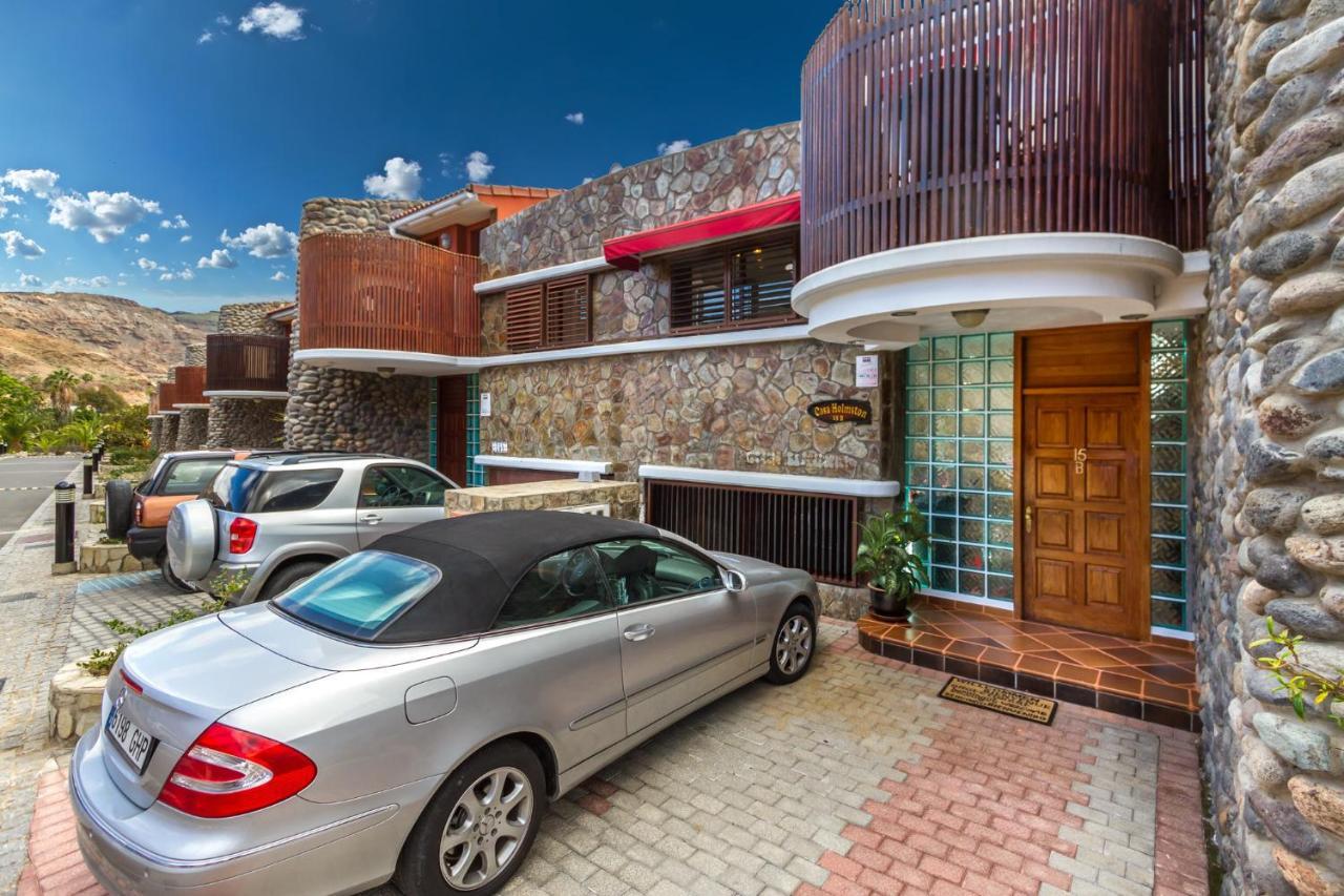Casa Holmston, Duplex Villa With Hot Tub In Anfi Tauro Topaz Mogán Exterior foto